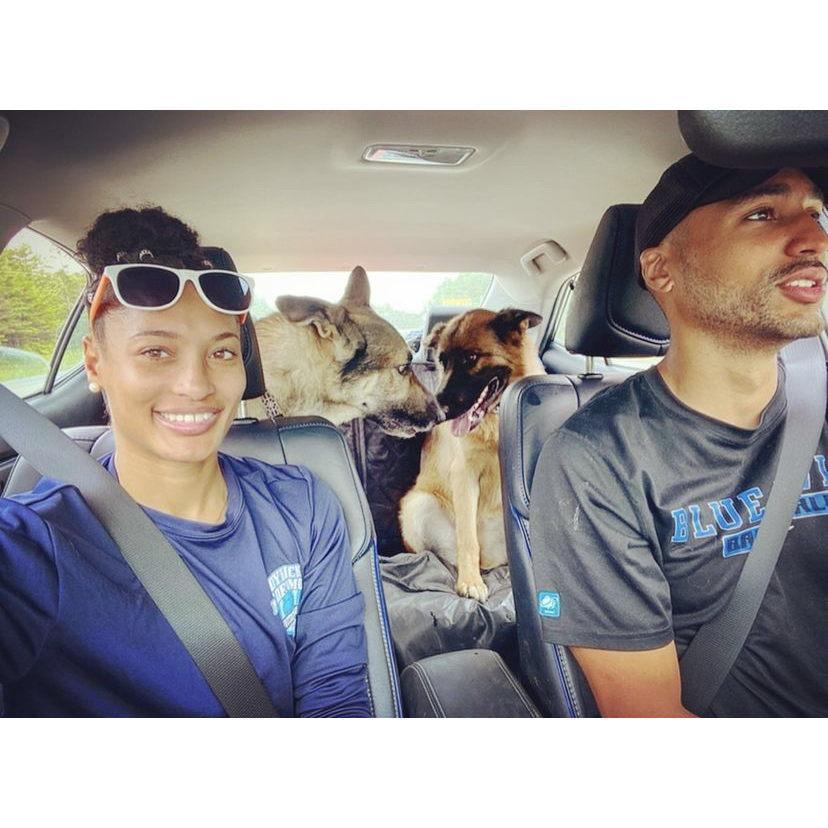 King and Ember play date