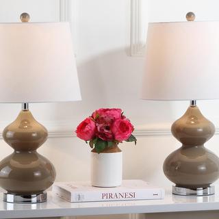 Eva Double Gourd Glass Lamp, Set of 2