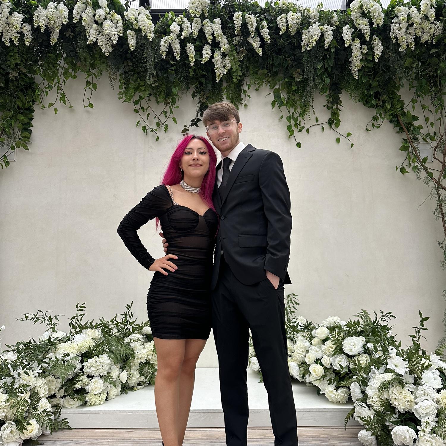 Attending Michael and Courtney’s wedding!