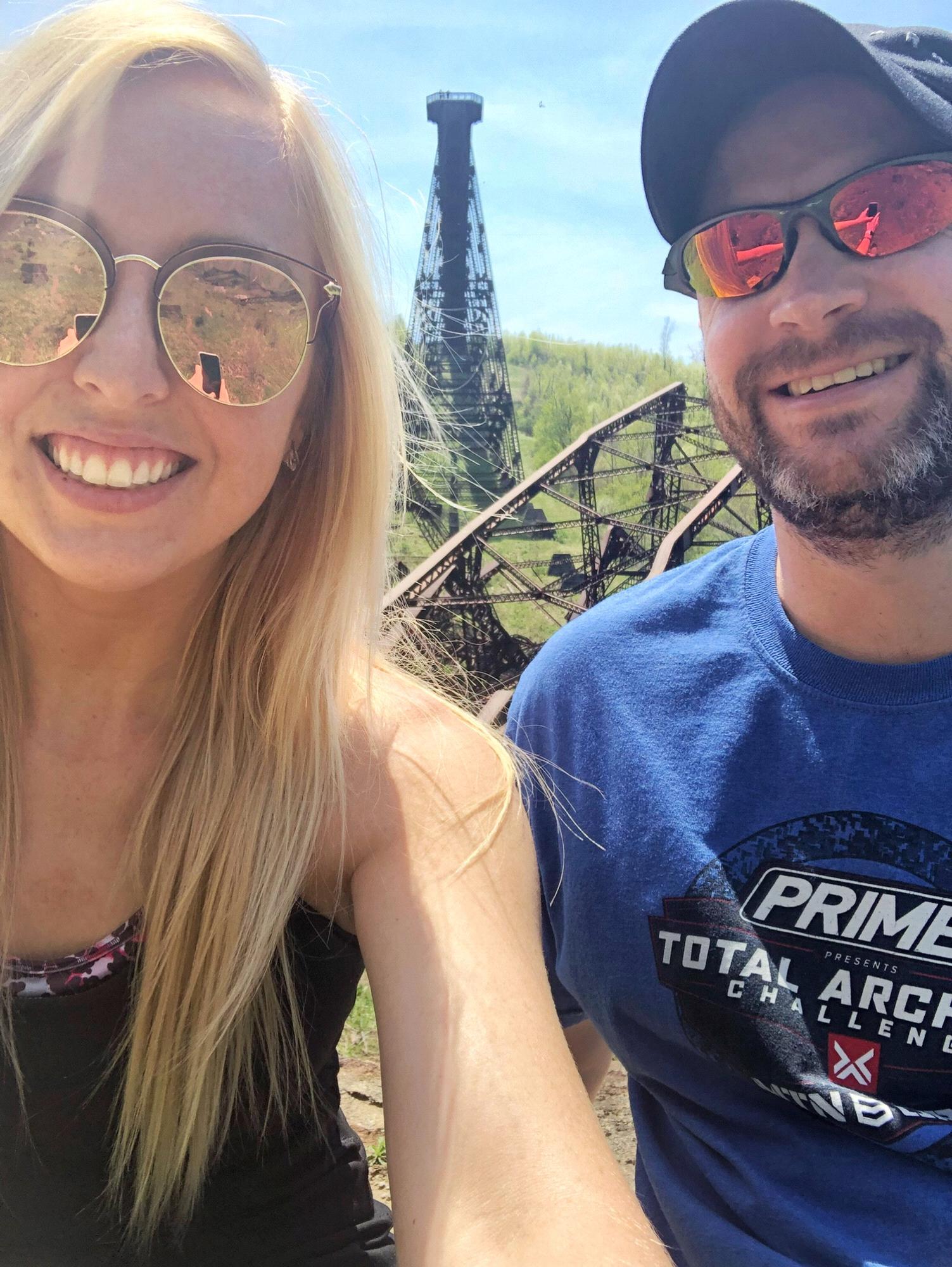 Our first adventure together- to Kinzua Bridge State Park.