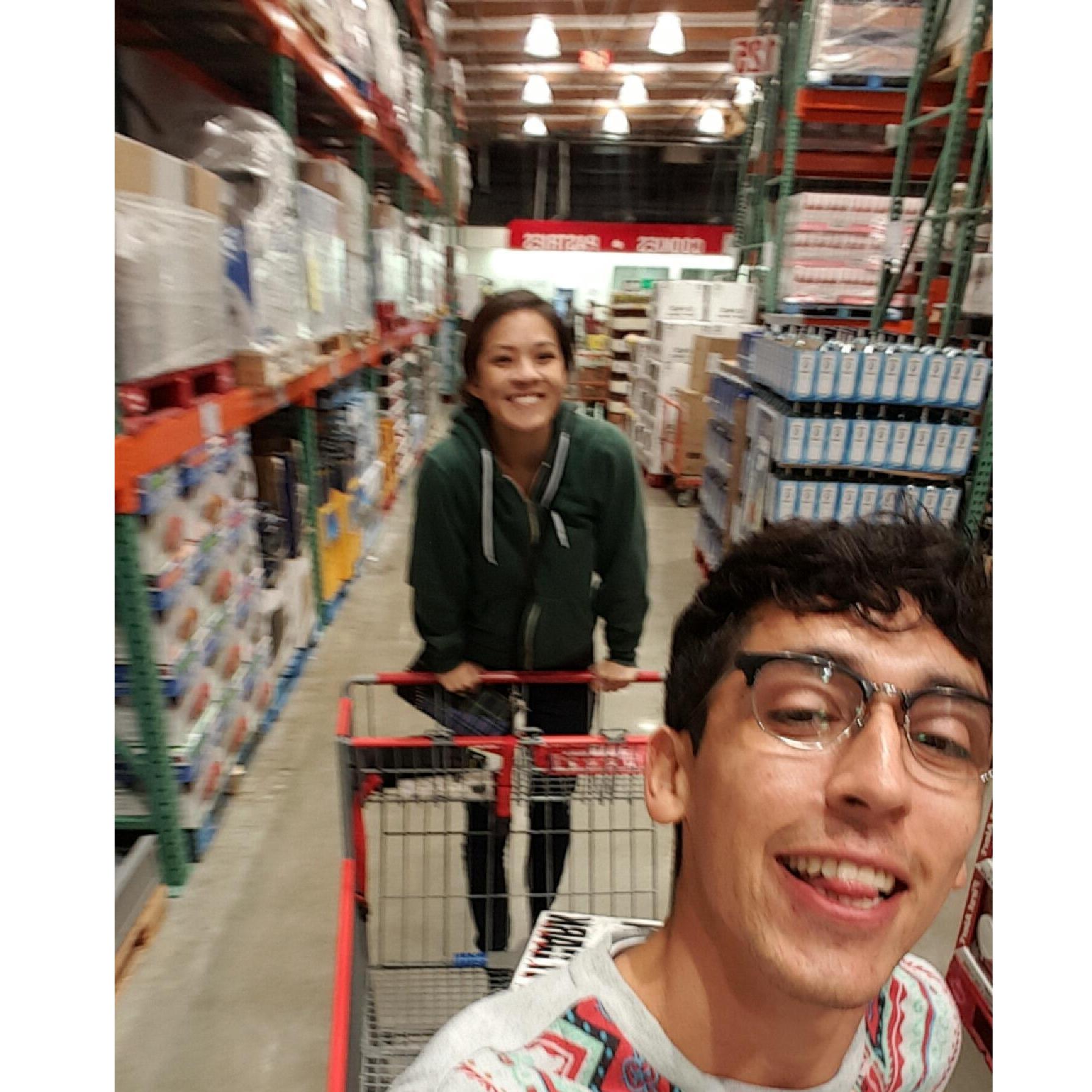 Preparing for our first adventure before Mammoth!