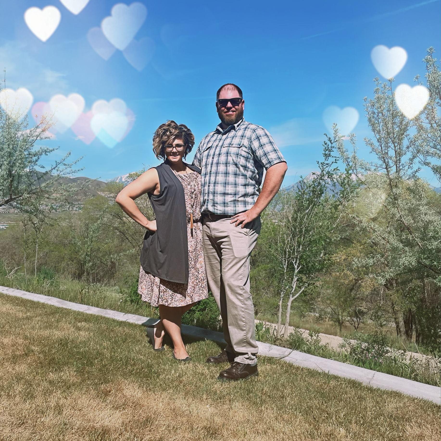 The most recent pic of us. I am so excited to be his wife.