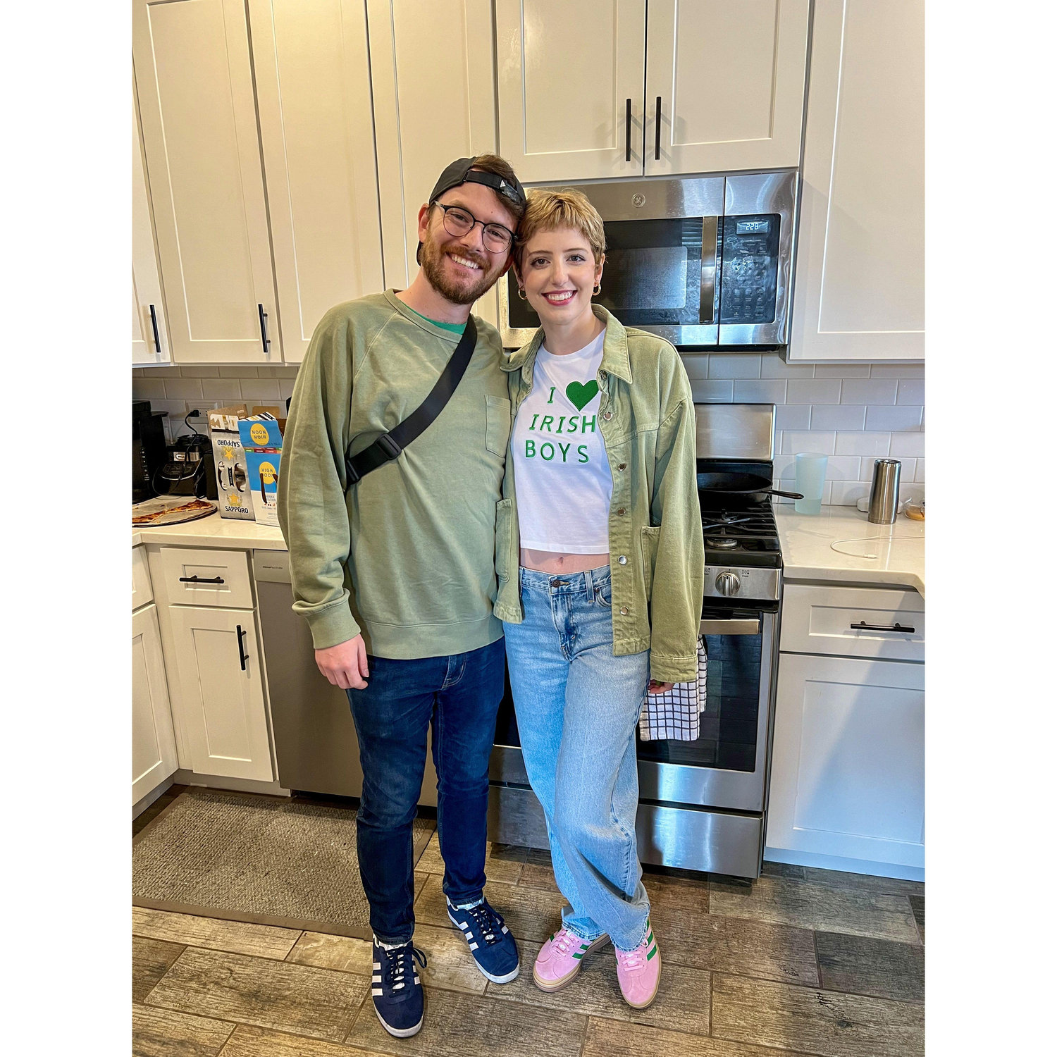 March 2024 - Happy Saint (ciaran) Patrick's (kavanagh) Day. Maddie does love an Irish boy.