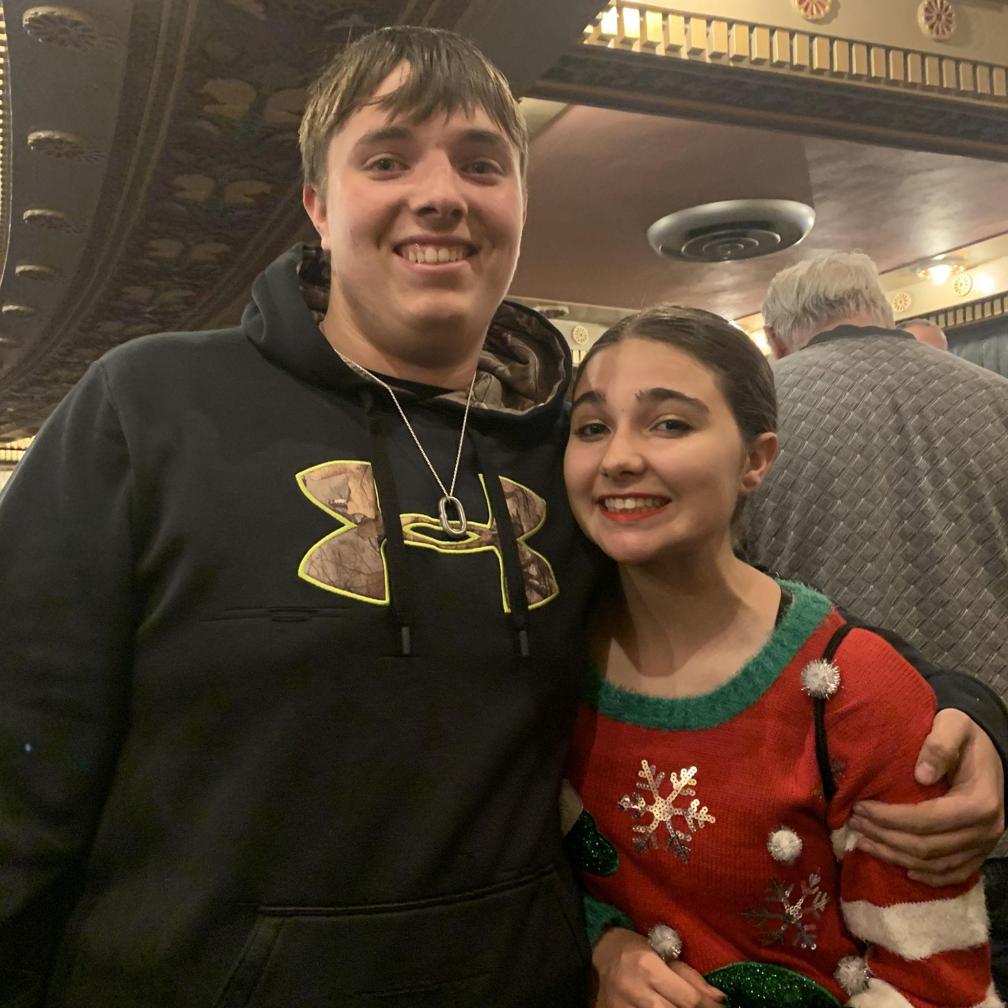 My Christmas Recital the first year of dating!