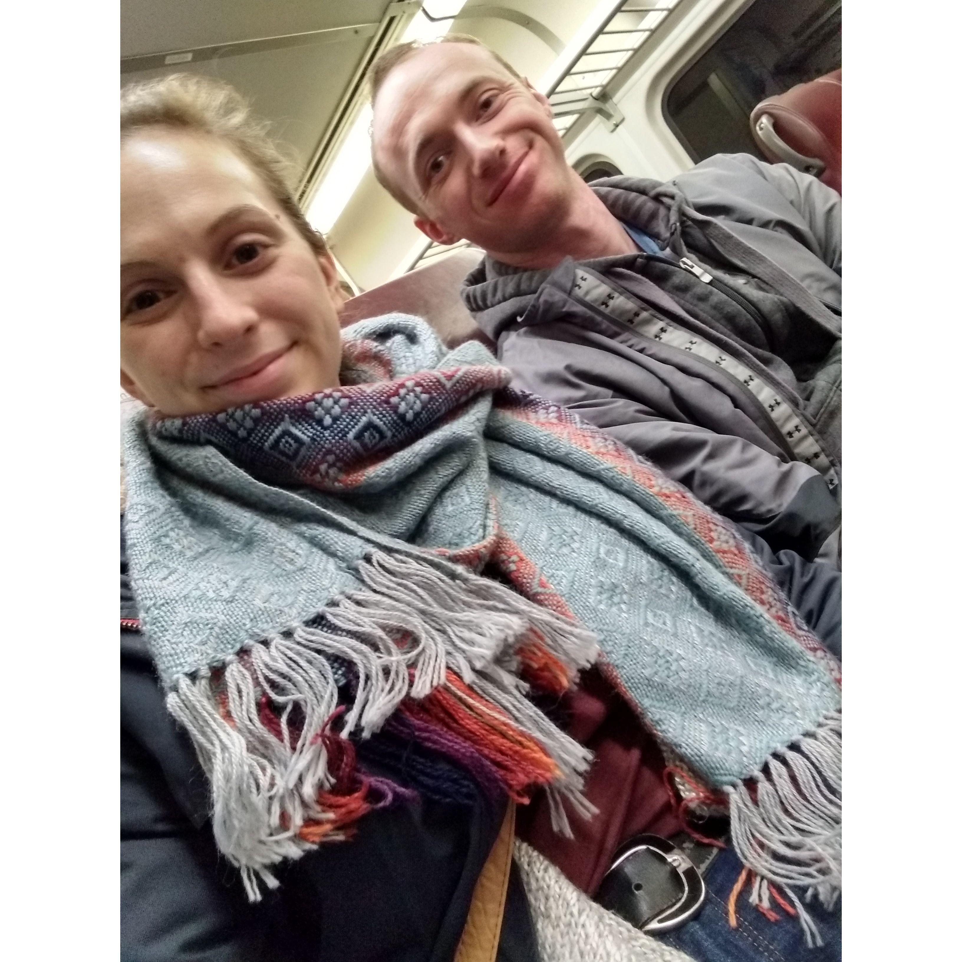 Little trip to NYC with Nick's parents to see a play