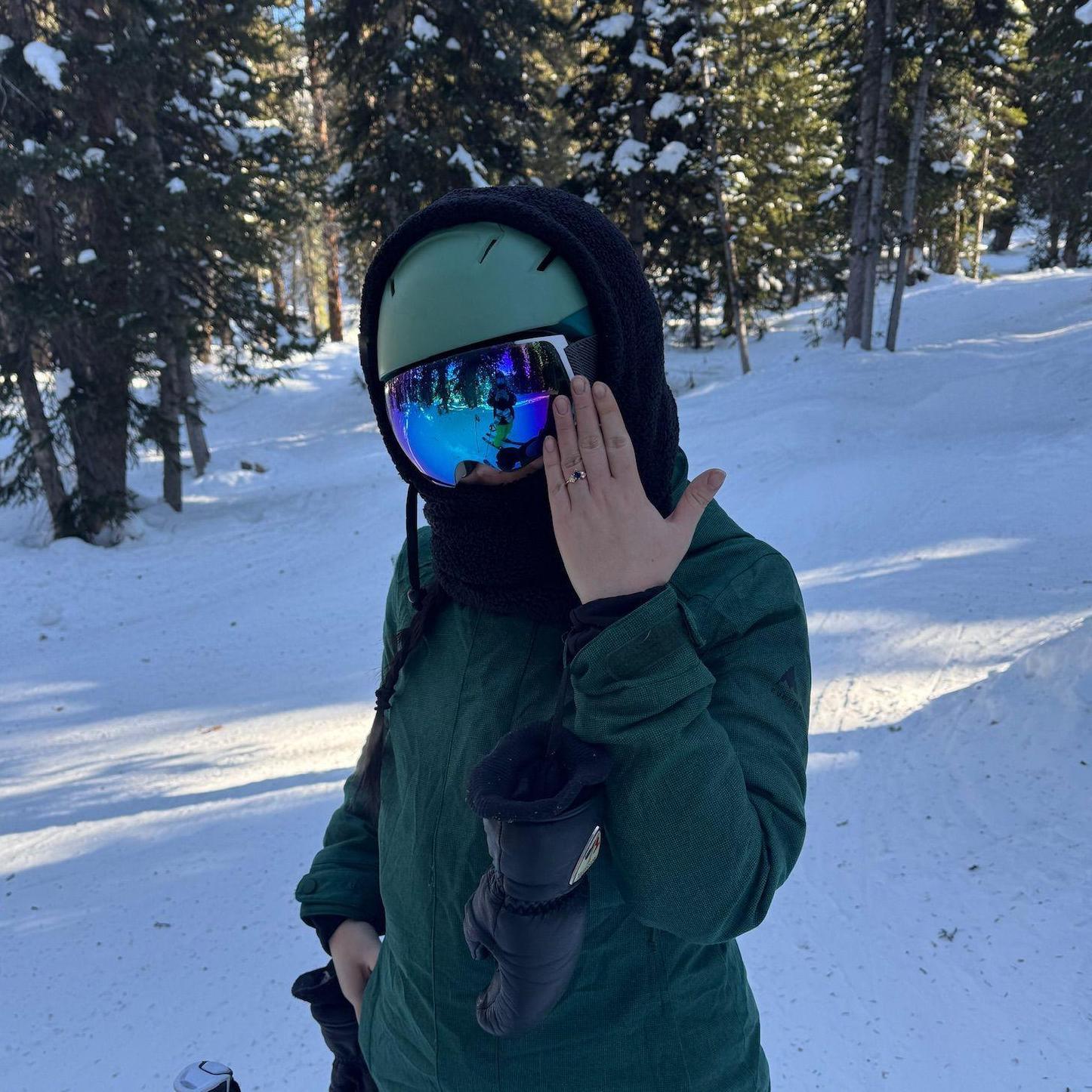 Proposal in the woods of Brighton