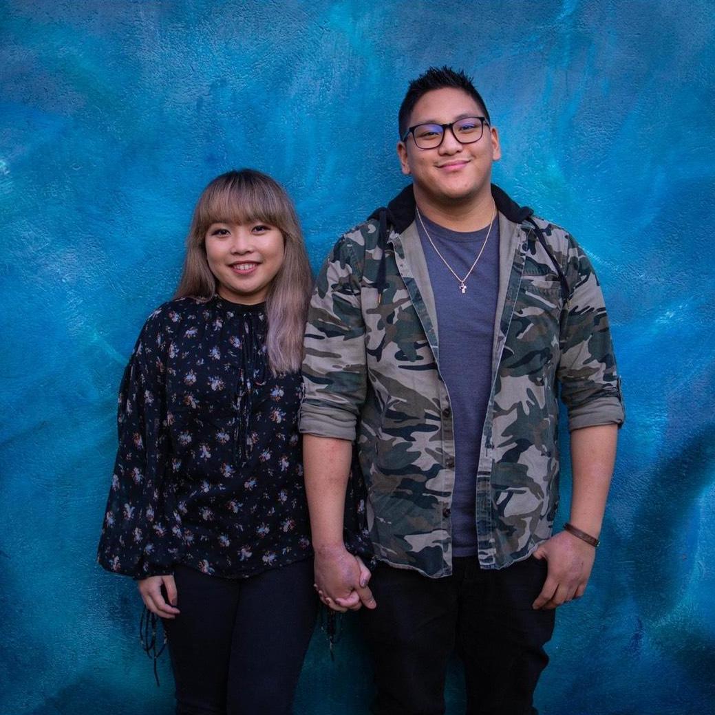 Random blue wall at Woof Bar San Jose!