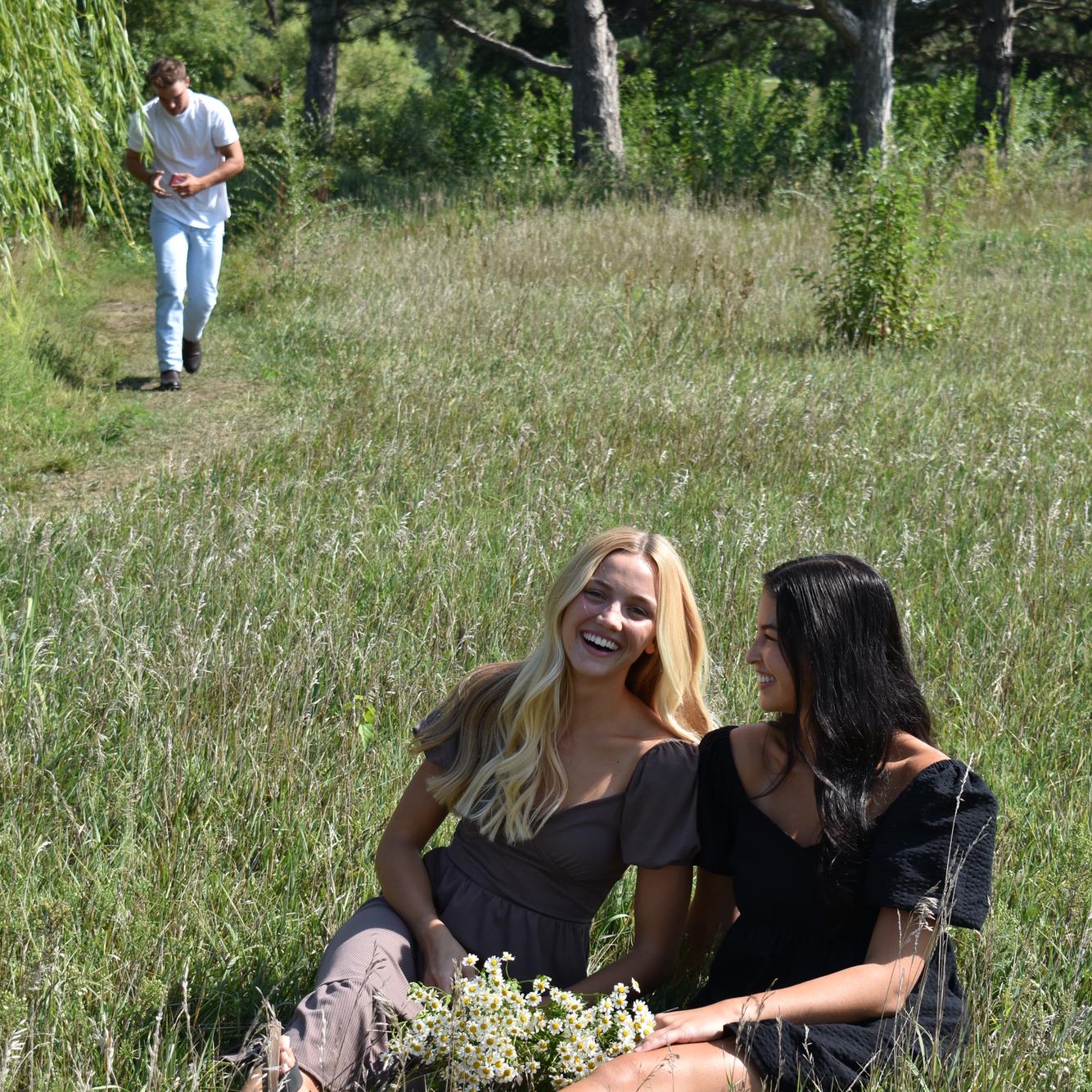 "The Moment" - I thought Sami and I were having a photo shoot and that Tony was golfing!