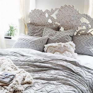 Textured Chevron Duvet Cover