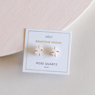Gemstone Prong Earrings