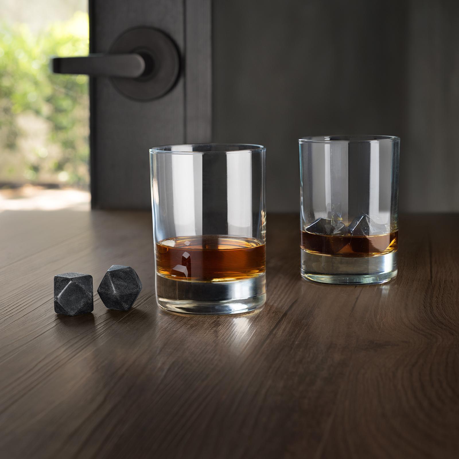 Viski Glacier Rocks Stainless Steel Whisky Sphere | James Anthony Collection