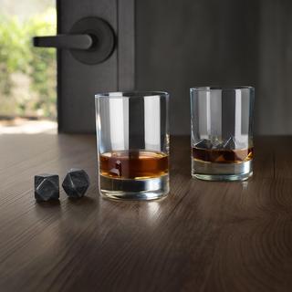 Glacier Rocks Hexagonal Ice Cube, Set of 4