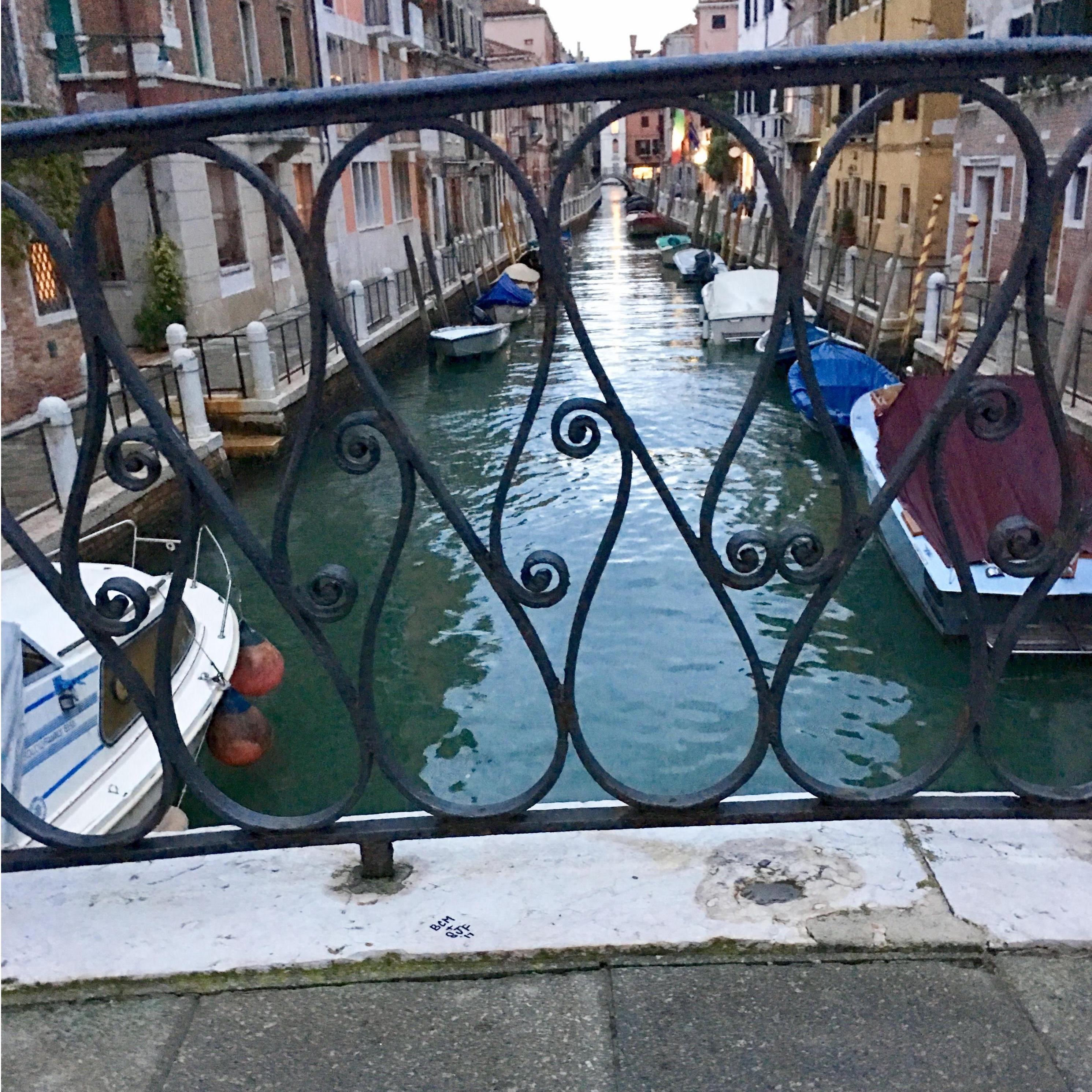 The Love Bridge in Venice, Italy. This is where Brian proposed and I said YES!