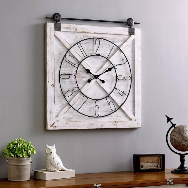 Firstime & Co. Farmstead Barn Door Wall Clock