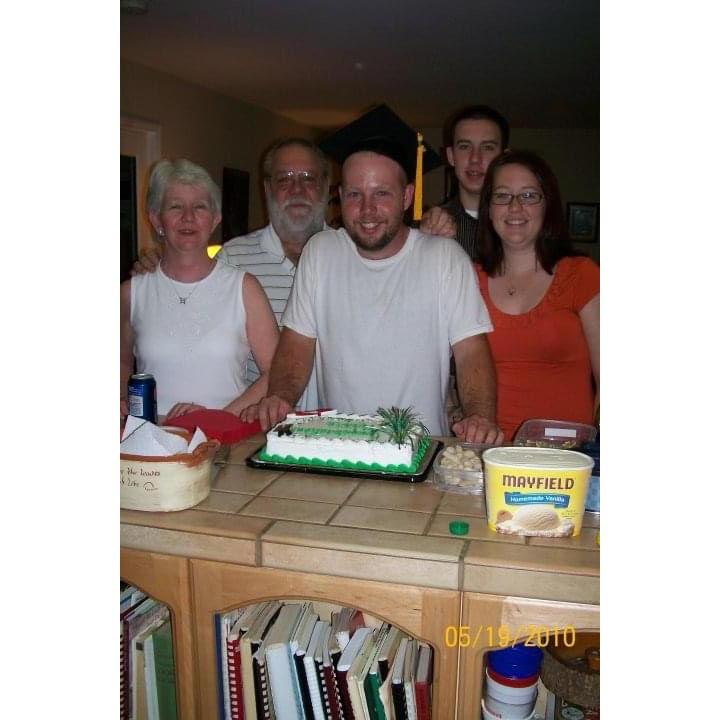 Robbie's graduation