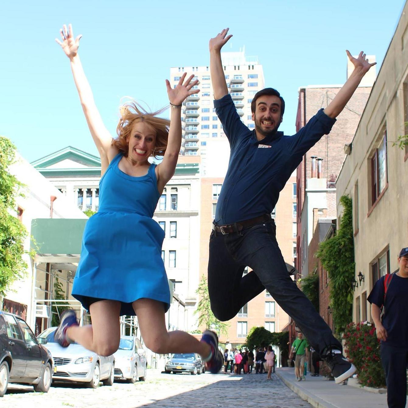 Katie and Daniel created a 2 person musical improv show in 2015, called What Town? The Musical. Over 25 "towns" later, it is still one of their favorite shows to improvise. www.whattownthemusical.com