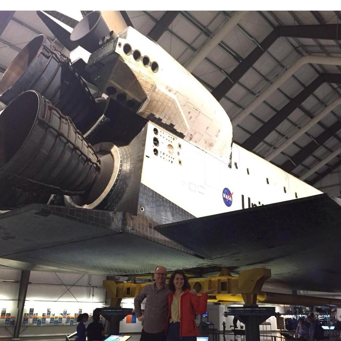 Marveling at the Space Shuttle 'Endeavour' at the California Science Center, March 2018