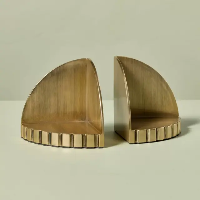 Brass Idler Gear Bookends Antique Finish - Hearth & Hand™ with Magnolia