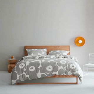 Unikko Cotton Percale 3-Piece Duvet Cover Set