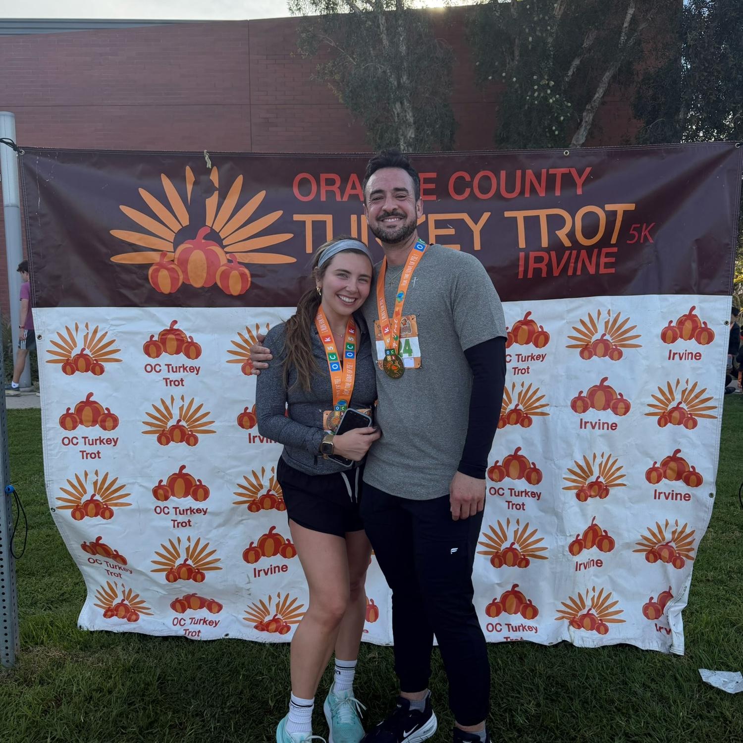 Ran a 5k together!