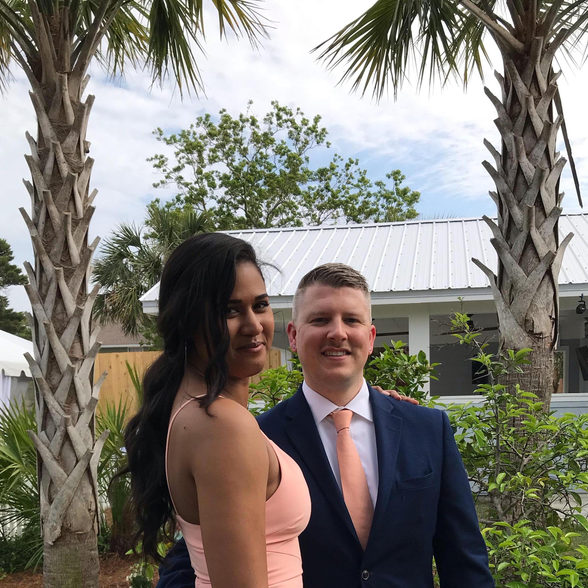 Paige (Alex’s sister) and Clint’s wedding in Florida.