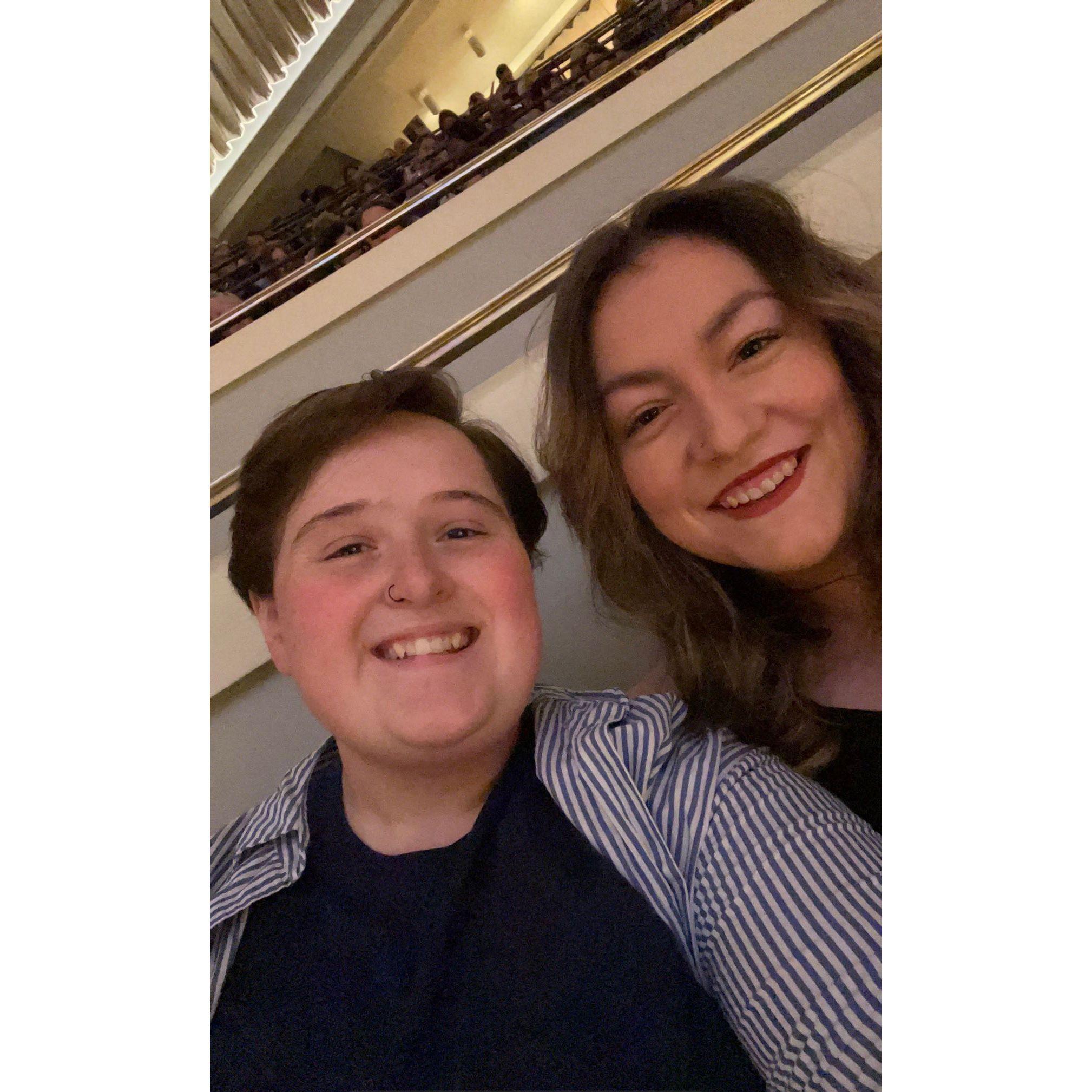 I surprised Carissa with tickets to see Hadestown at Bass Music Hall in Fort Worth!- Kelly