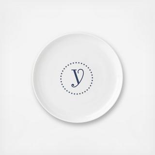 ID Navy Dots Accent Plate