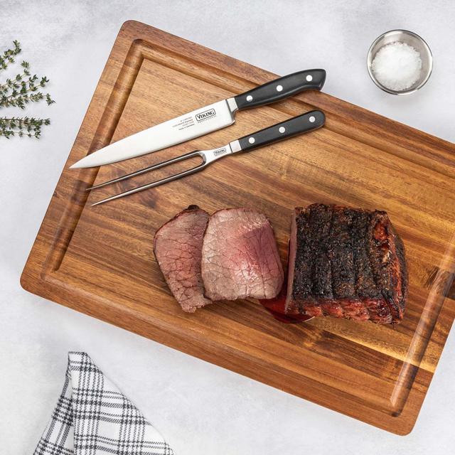 Viking Acacia Wood Butcher Block Prep and Serving Board