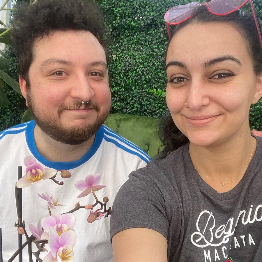 We went to the local nursery for Valentine's day, got an orchid and Gabi's favorite plant, begonias!