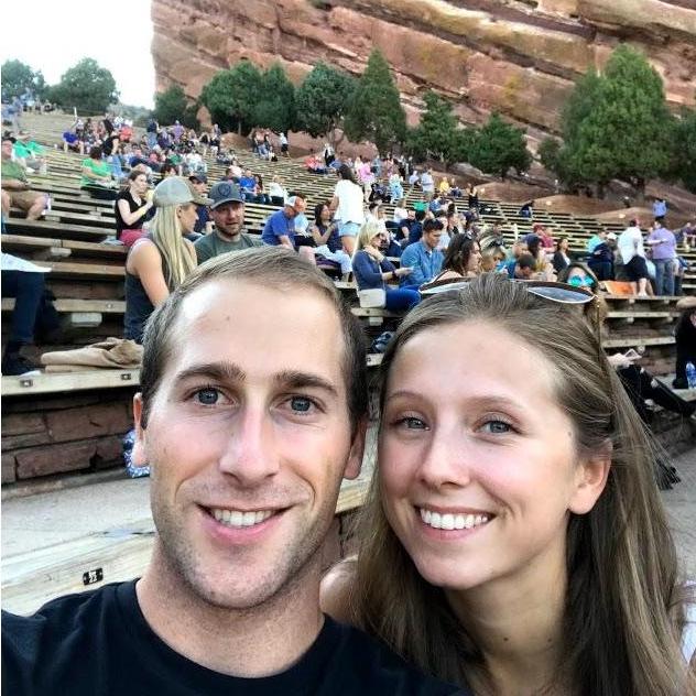 Our first Red Rocks concert (September 2018)