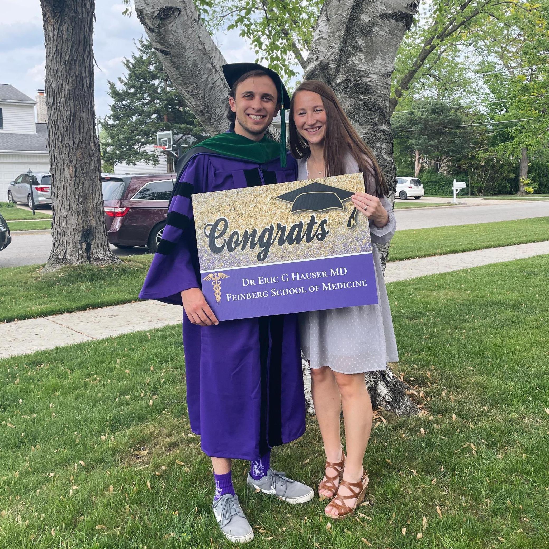 Eric's medical school graduation