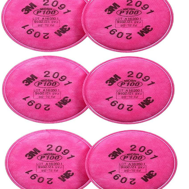 3M 2091 P100 Particulate Filter, 3 Pairs