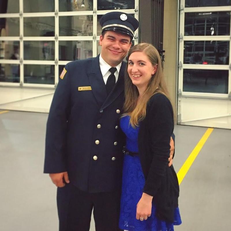 First official order of business as "a couple". WVFD Installation Dinner 2016