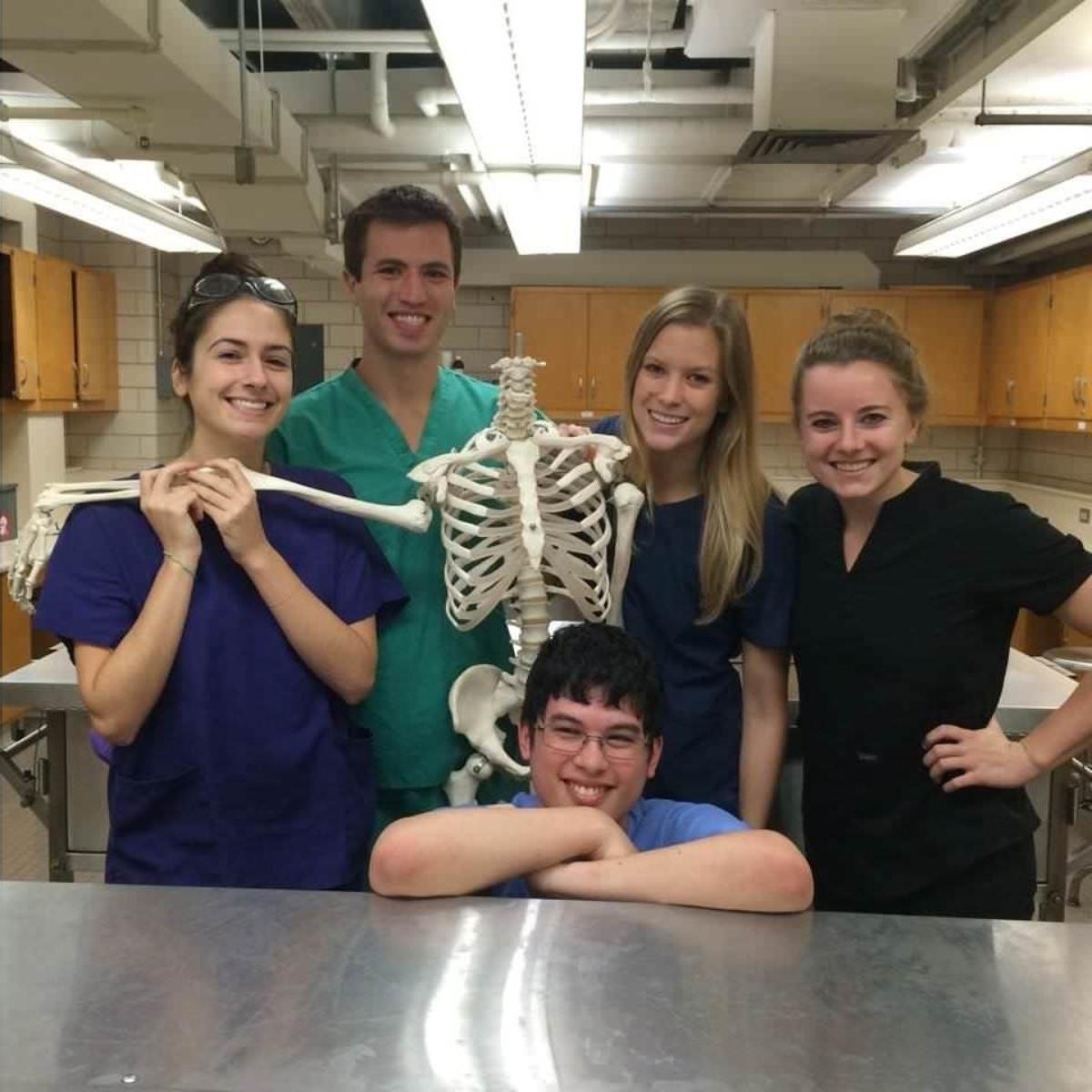 Our anatomy lab group!