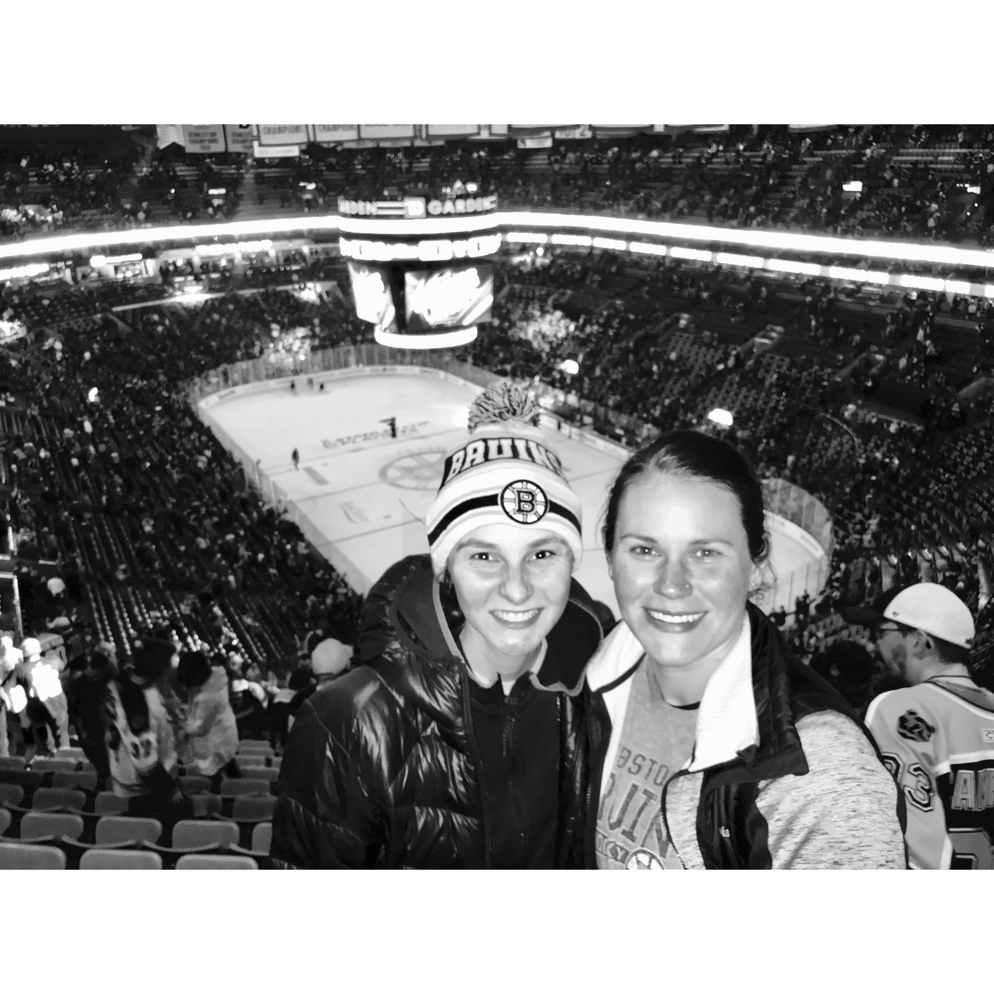 That time we went to a playoff game...Go B's!!
