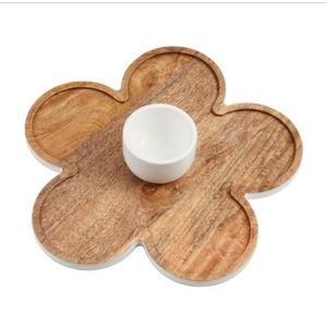 Flower Chip And Dip Board
