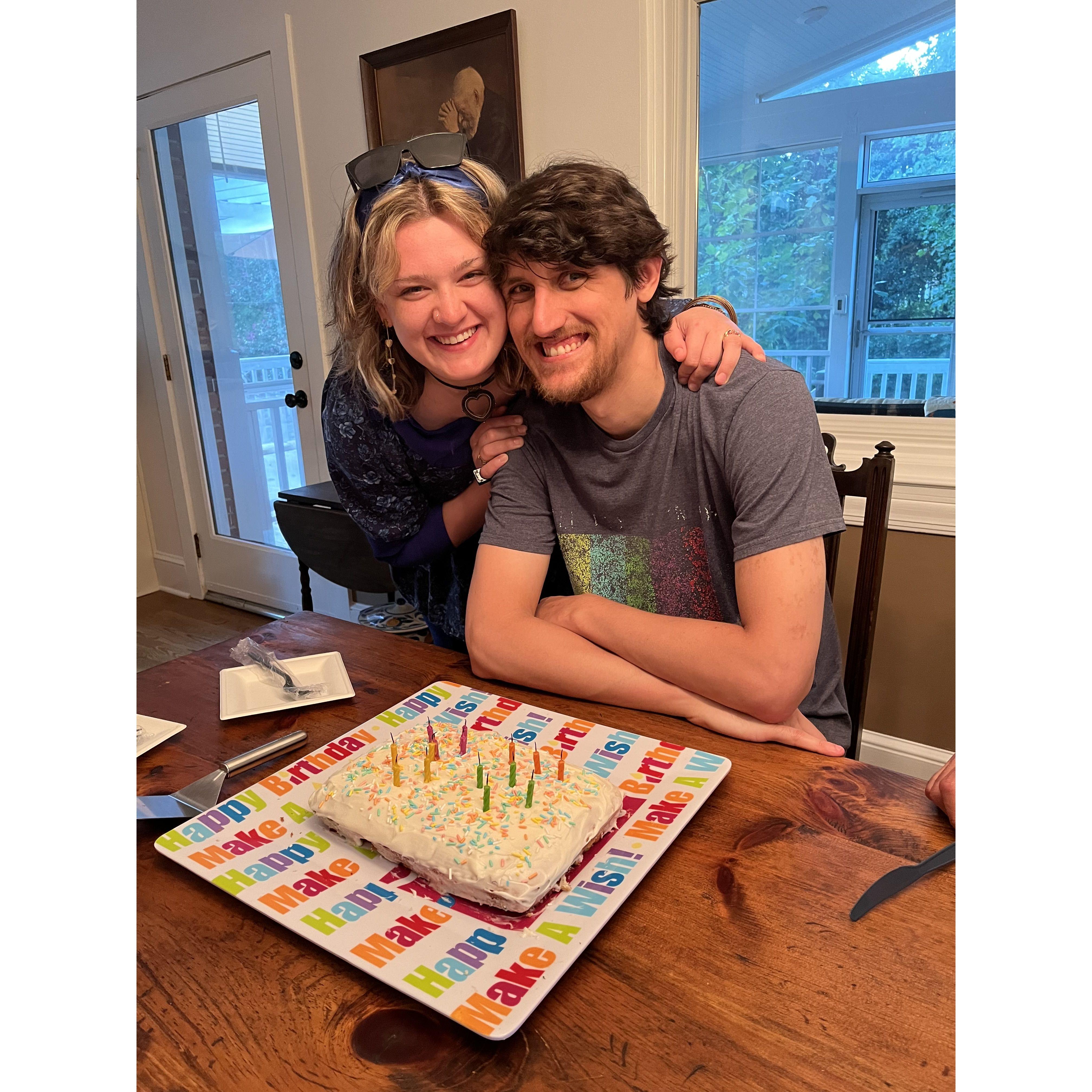 Celebrating Francis' birthday