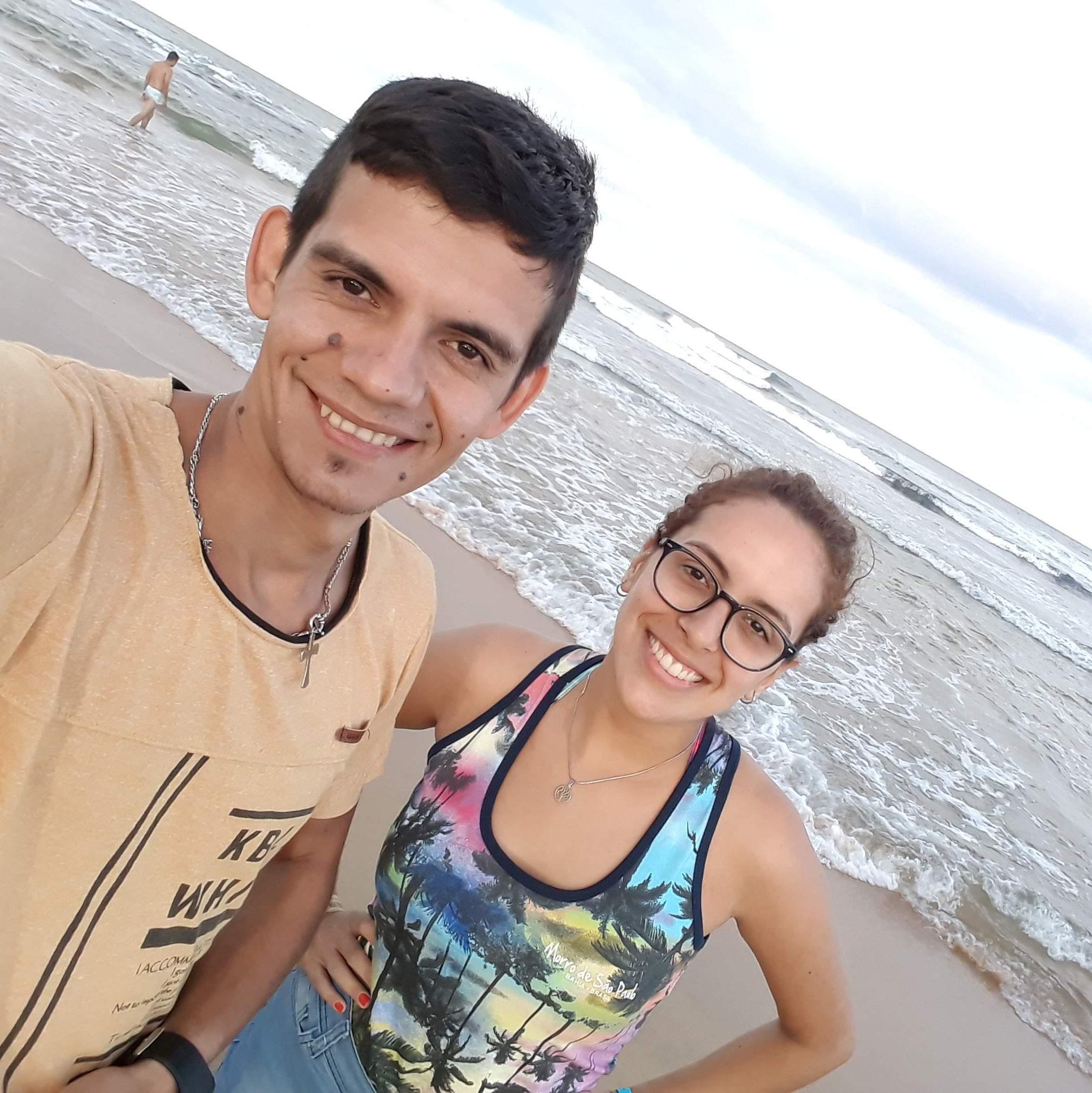 Nuestras primeras vacaciones juntos fue en Salvador Bahia, Brasil.