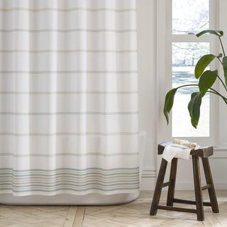Purity Stripe Shower Curtain