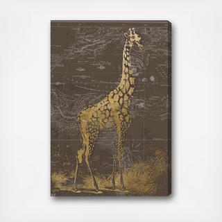 Giraffe Sahara Canvas Art