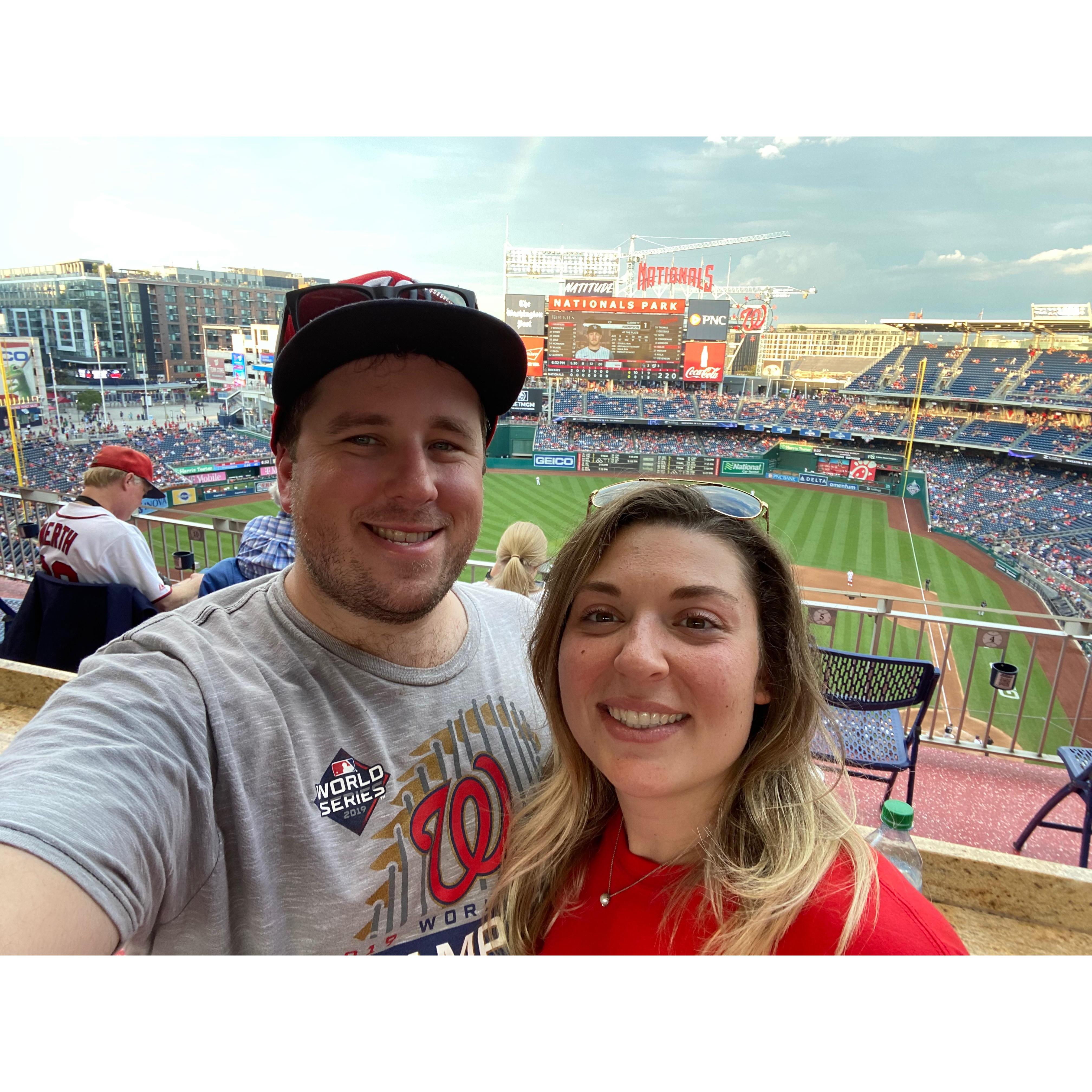We were finally able to cross taking a water taxi to a baseball game off our bucket list!