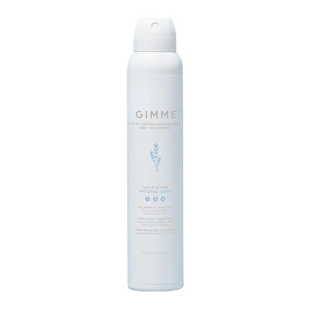 GIMME Beauty Dry Shampoo - For All Hair Types, Including Blonde - With Biotin, Aloe Vera & Keratin - Sulfate & Paraben Free with Sun Protection - Lavender Calm Renewal