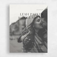 Black Wedding Save the Date - Lummin Photo
