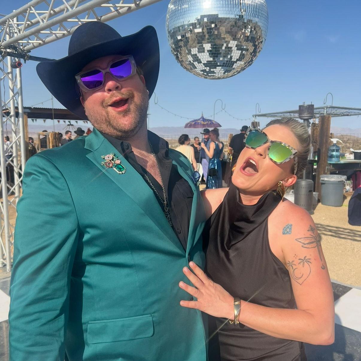 Mary and Jeddin Weddin' in Palm Springs