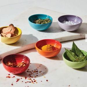 Multicolor Vancouver Pinch Bowls, Set of 6