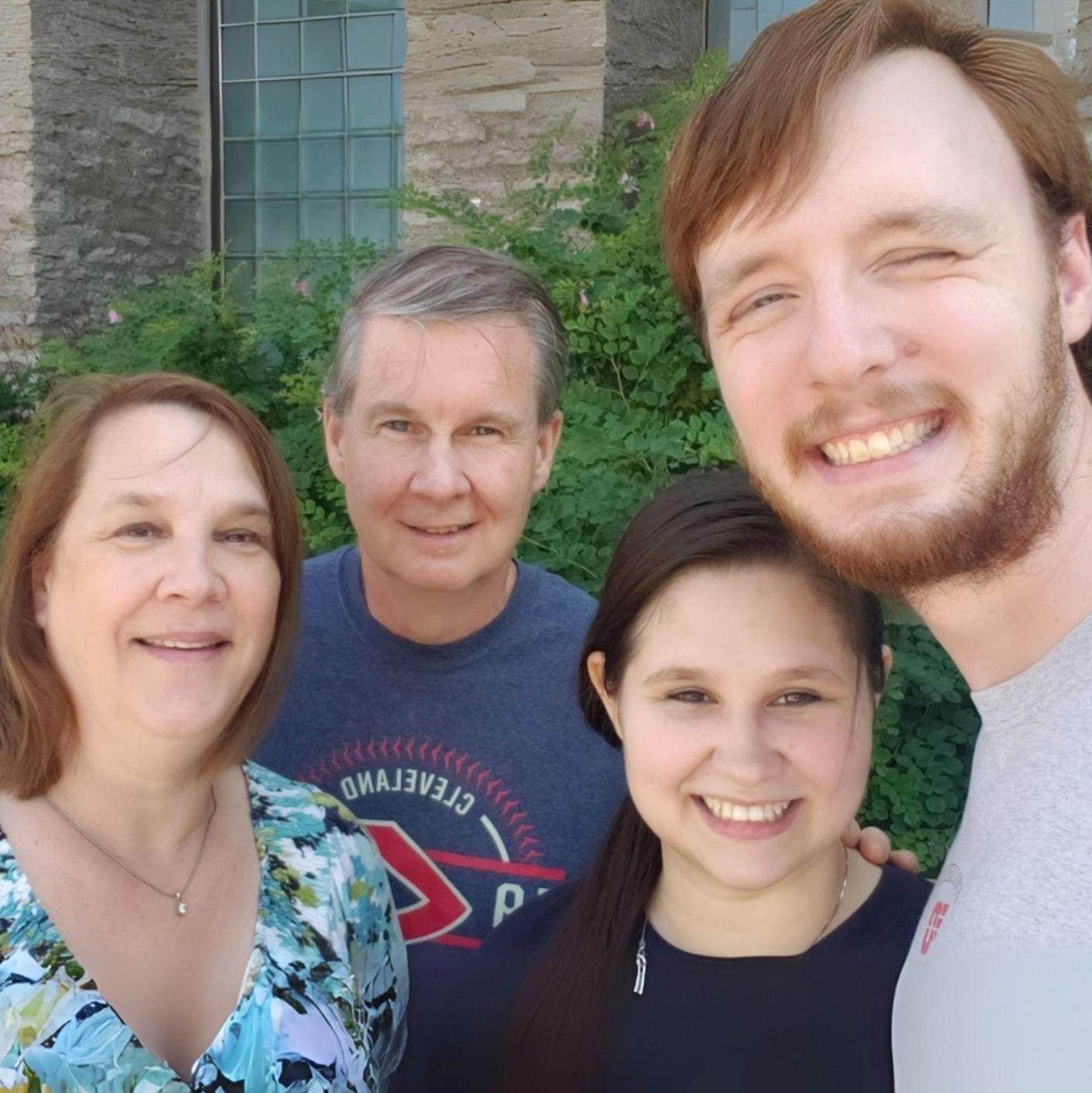 Celebrating Katie's birthday with her parents at the Toledo Zoo! 2021