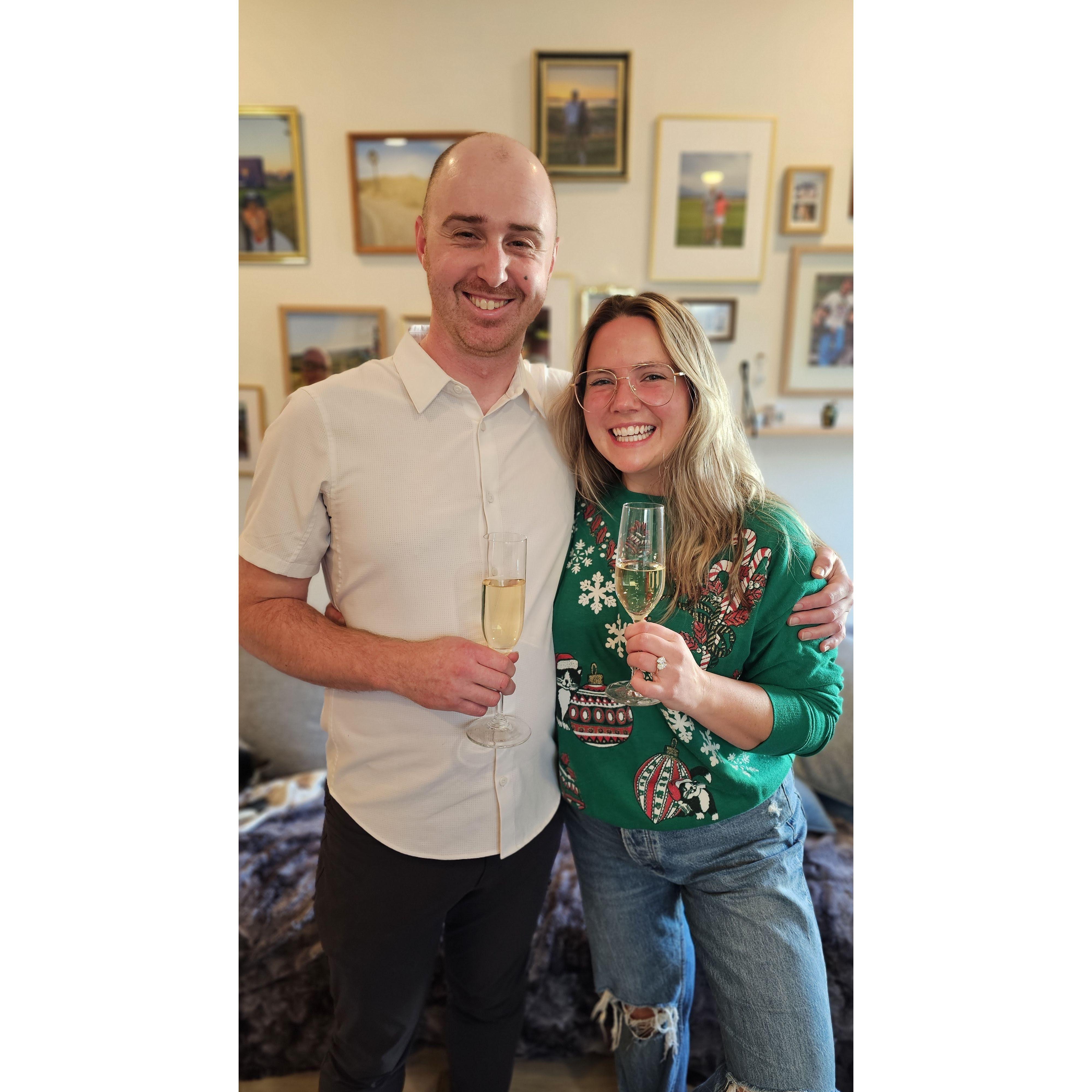 We "officially" got engaged before Christmas 2024! Thanks for all the love and support!