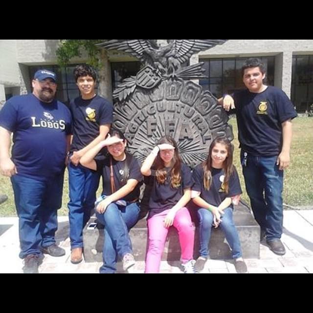 2012. Bama and Vanezza were just friends here. Mr. Alaniz and Mr. Dominguez was both their Ag teachers.