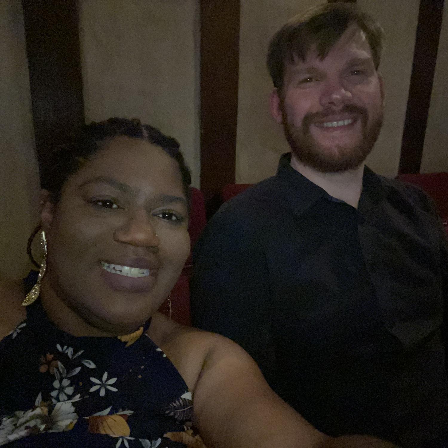 Gibbs and Dorothy at the Folger Shakespeare Theatre in DC!