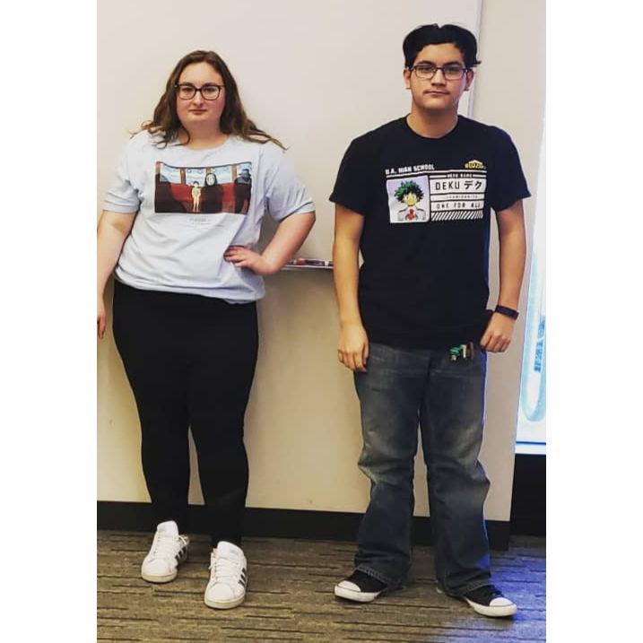 Photo we took together at a anime club meeting in high school